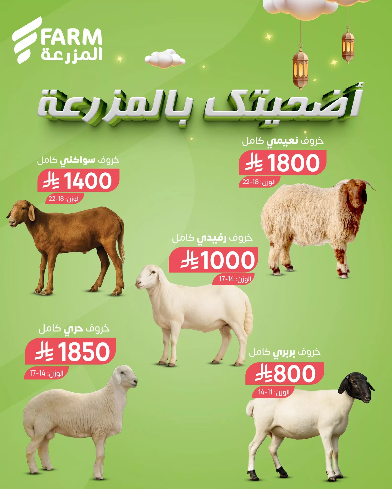 عروض اسواق المزرعة علي أضاحي العيد - متوفر في جميع الفروع أحجز الآن 2 497944153 1046668330934836 7864288775849692651 n - عروض اسواق المزرعة علي أضاحي العيد - متوفر في جميع الفروع أحجز الآن