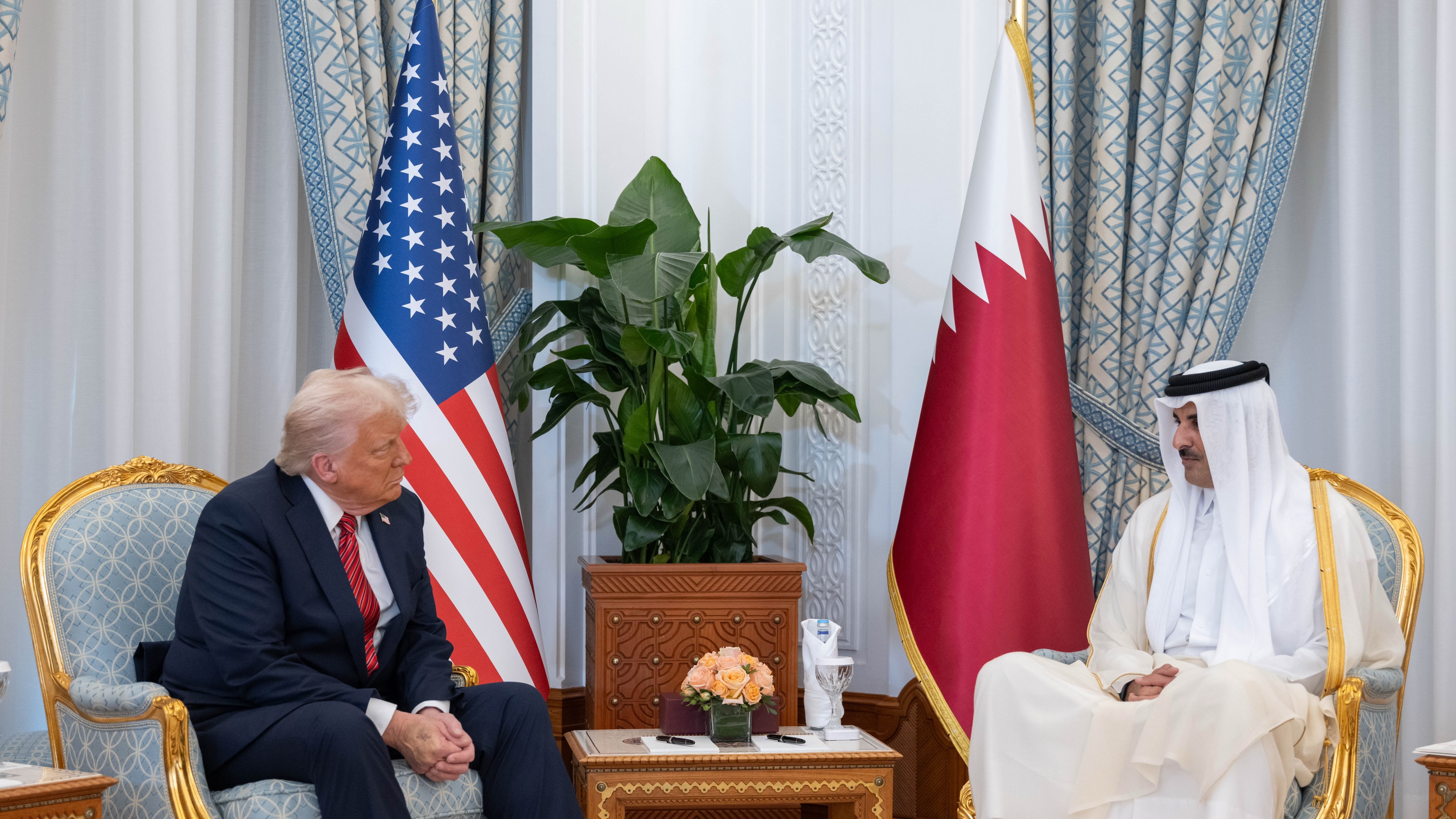 لقطات من زيارة ترامب لدولة قطر لقطات من زيارة ترامب لدولة قطر