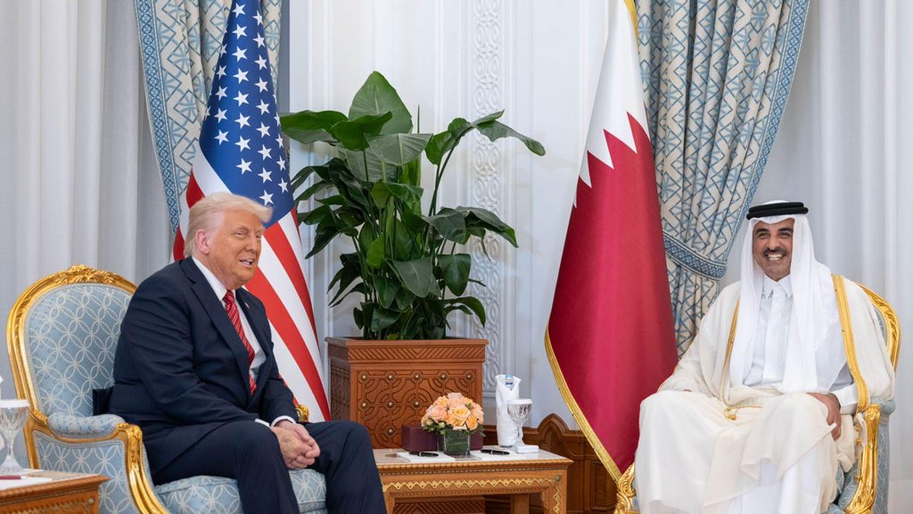 لقطات من زيارة ترامب لدولة قطر لقطات من زيارة ترامب لدولة قطر