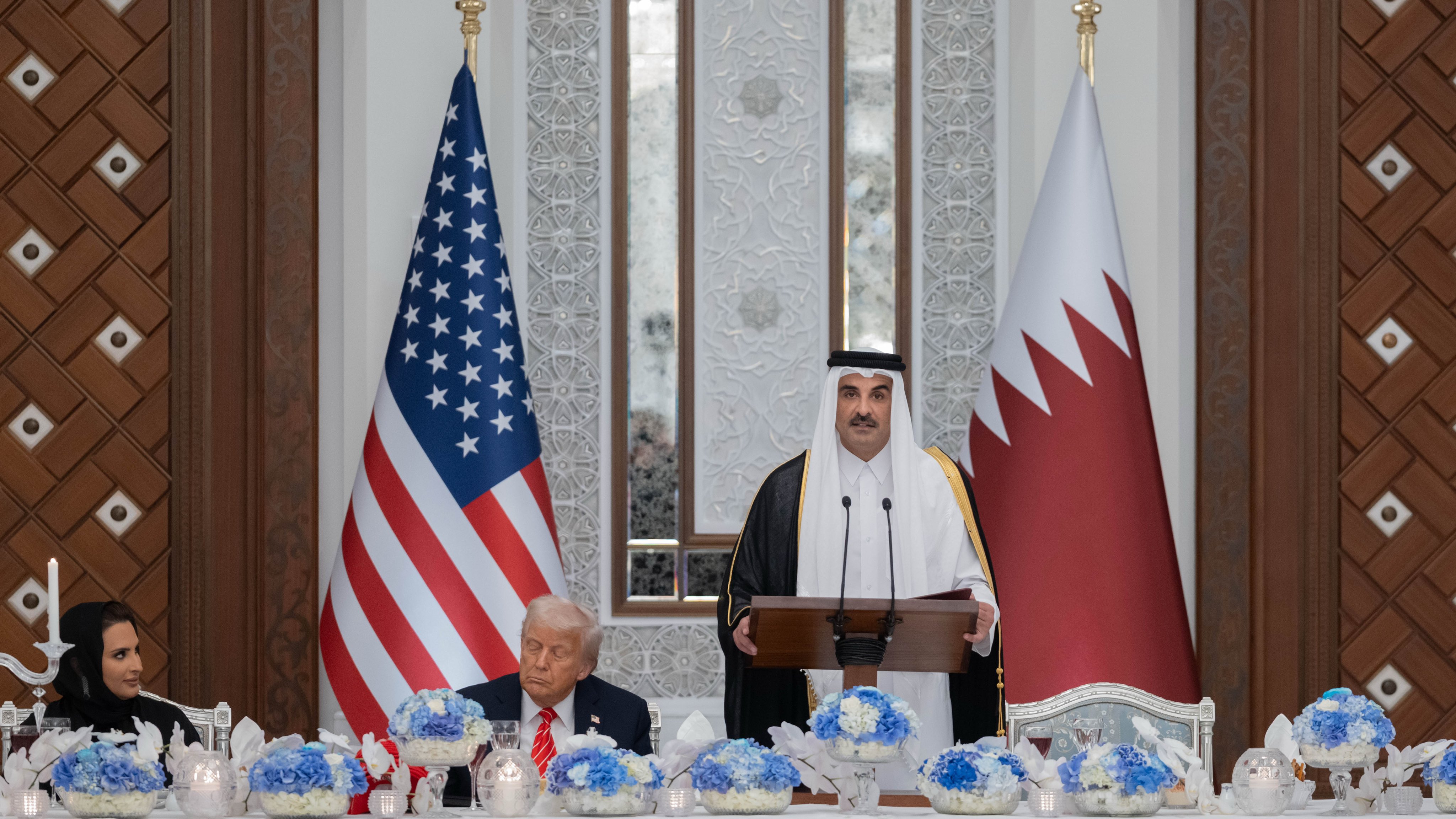 لقطات من زيارة ترامب لدولة قطر لقطات من زيارة ترامب لدولة قطر