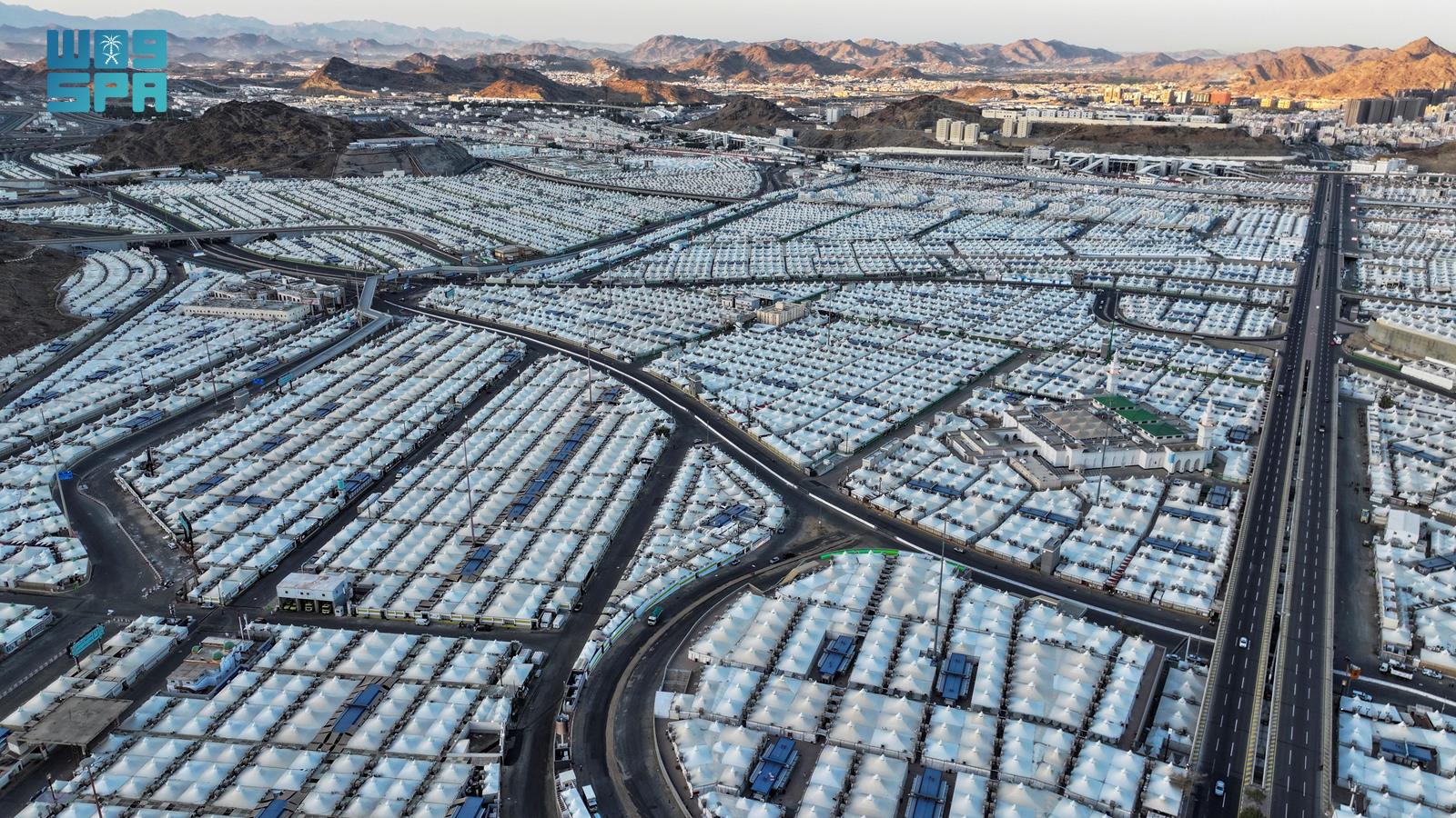 السعودية.. مشعر منى يستعد لاستقبال ضيوف الرحمن السعودية.. مشعر منى يستعد لاستقبال ضيوف الرحمن